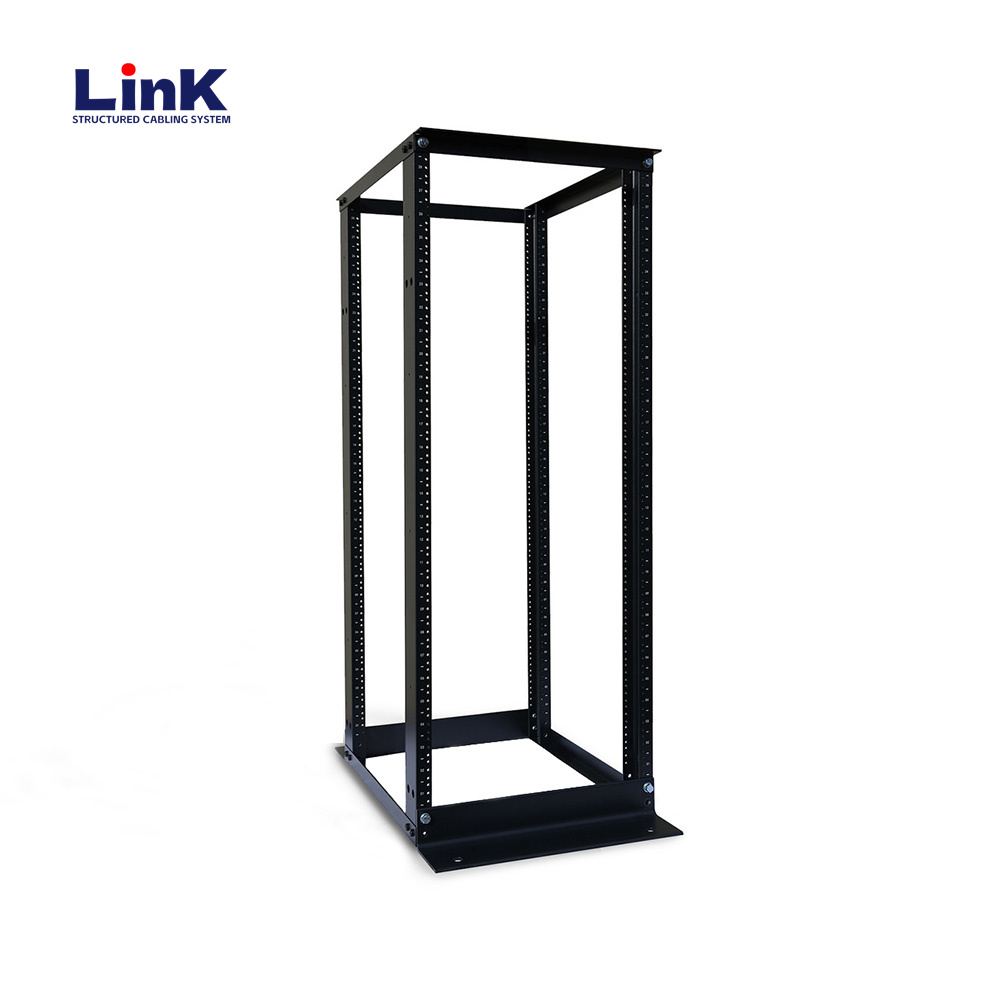 Open Rack 2-Post Server Rack 27u для эффективного управления коммуникационным оборудованием